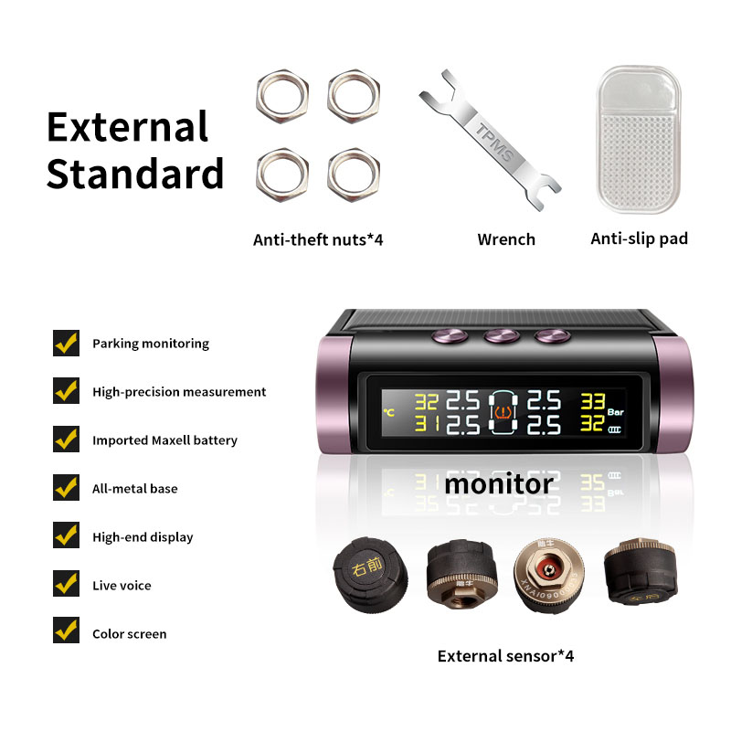 Solar Tire Pressure Monitoring